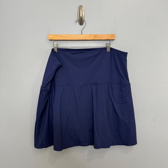 LANDS' END navy swim skirt size 26W - Picture 1 of 6